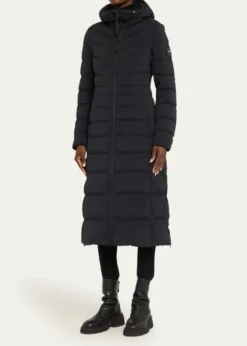 Canada GooseClair Long Coat Black Label