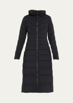 Canada GooseClair Long Coat Black Label