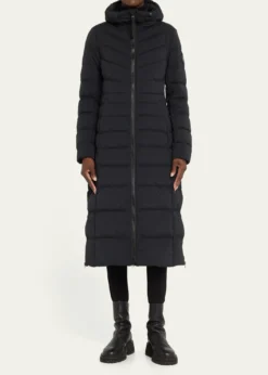 Canada GooseClair Long Coat Black Label