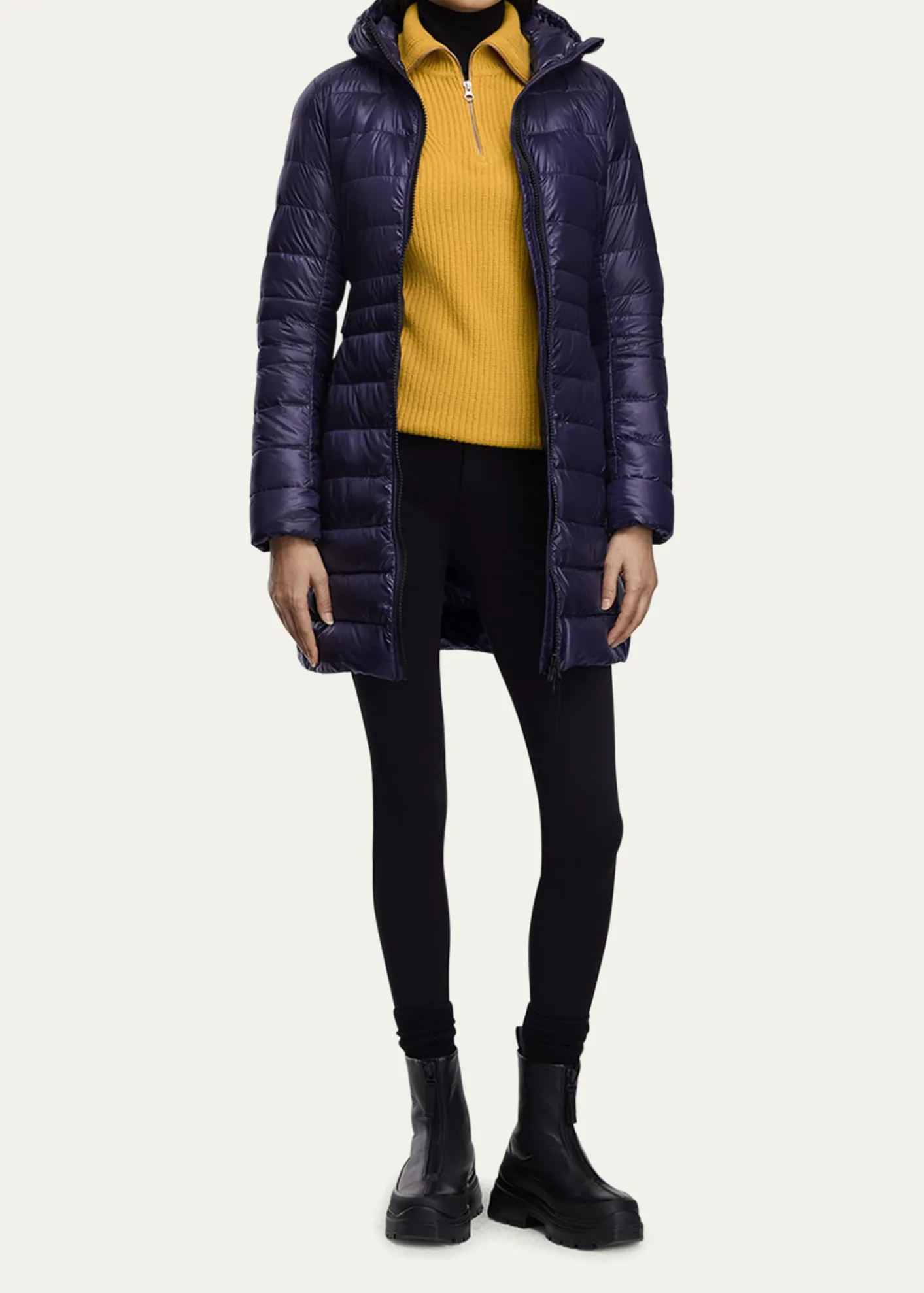 Canada GooseCypress Hooded Jacket Black Label