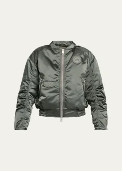 Canada GooseJade Down Satin Bomber Jacket