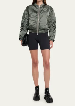 Canada GooseJade Down Satin Bomber Jacket