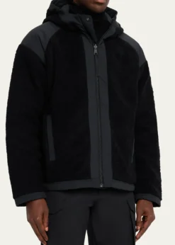 Canada GooseMen's Alberni Reversible Fleece Hooded Bomber Jacket