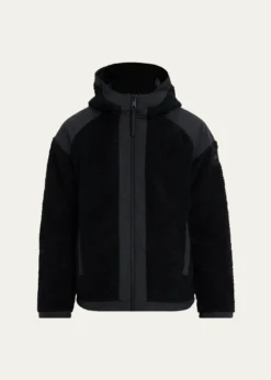 Canada GooseMen's Alberni Reversible Fleece Hooded Bomber Jacket