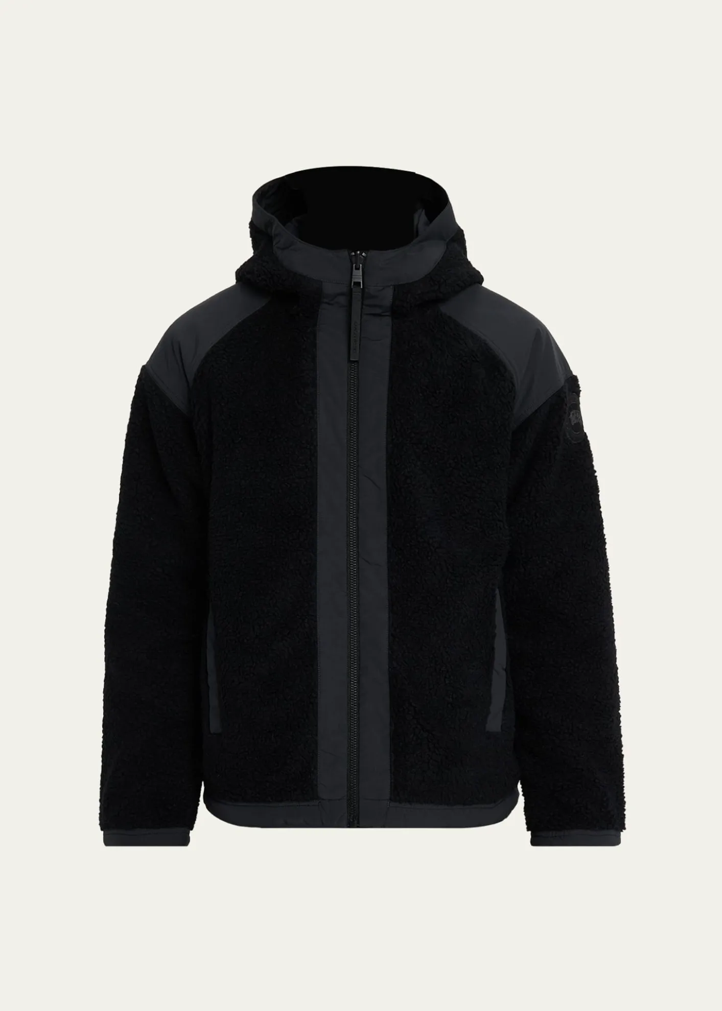 Canada GooseMen's Alberni Reversible Fleece Hooded Bomber Jacket