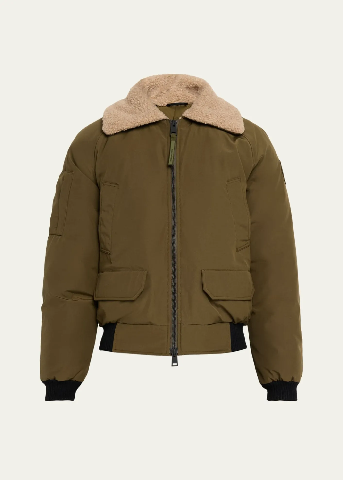 Canada GooseMen's Chilliwack Fleece-Collar Down Bomber Jacket