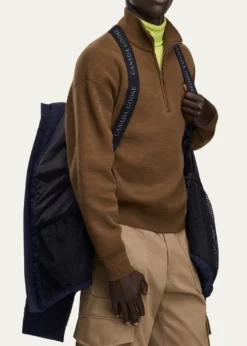 Canada GooseMen's Crofton Matte Nylon Hooded Puffer Jacket