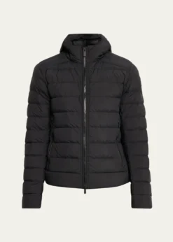 Canada GooseMen's Crofton Packable Quilted Matte Ripstop Hoodie
