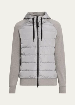 Canada GooseMen's Hybridge Huron Padded-Front Jacket