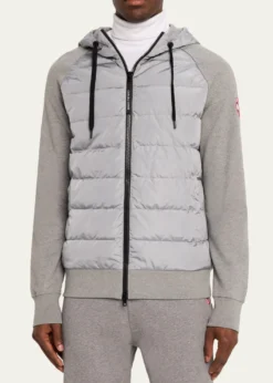 Canada GooseMen's Hybridge Huron Padded-Front Jacket