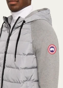 Canada GooseMen's Hybridge Huron Padded-Front Jacket