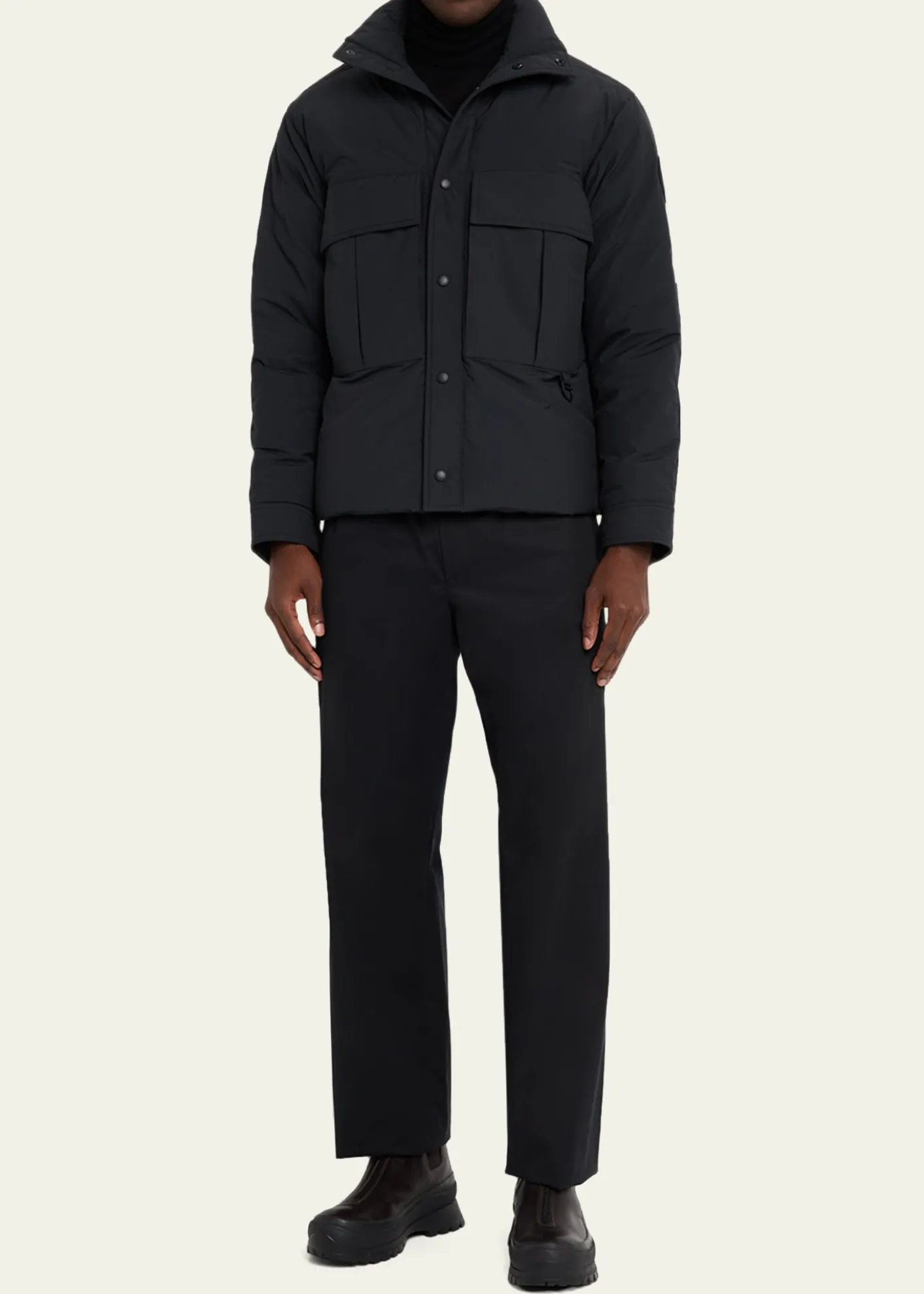 Canada GooseMen's Kirby Padded Ripstop Snap-Front Jacket