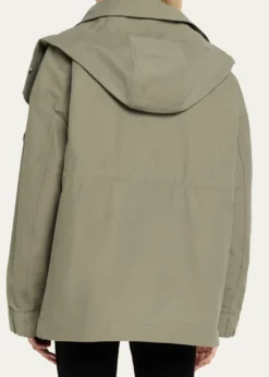 Canada GooseOlivine Oversized Jacket with Removable Hood