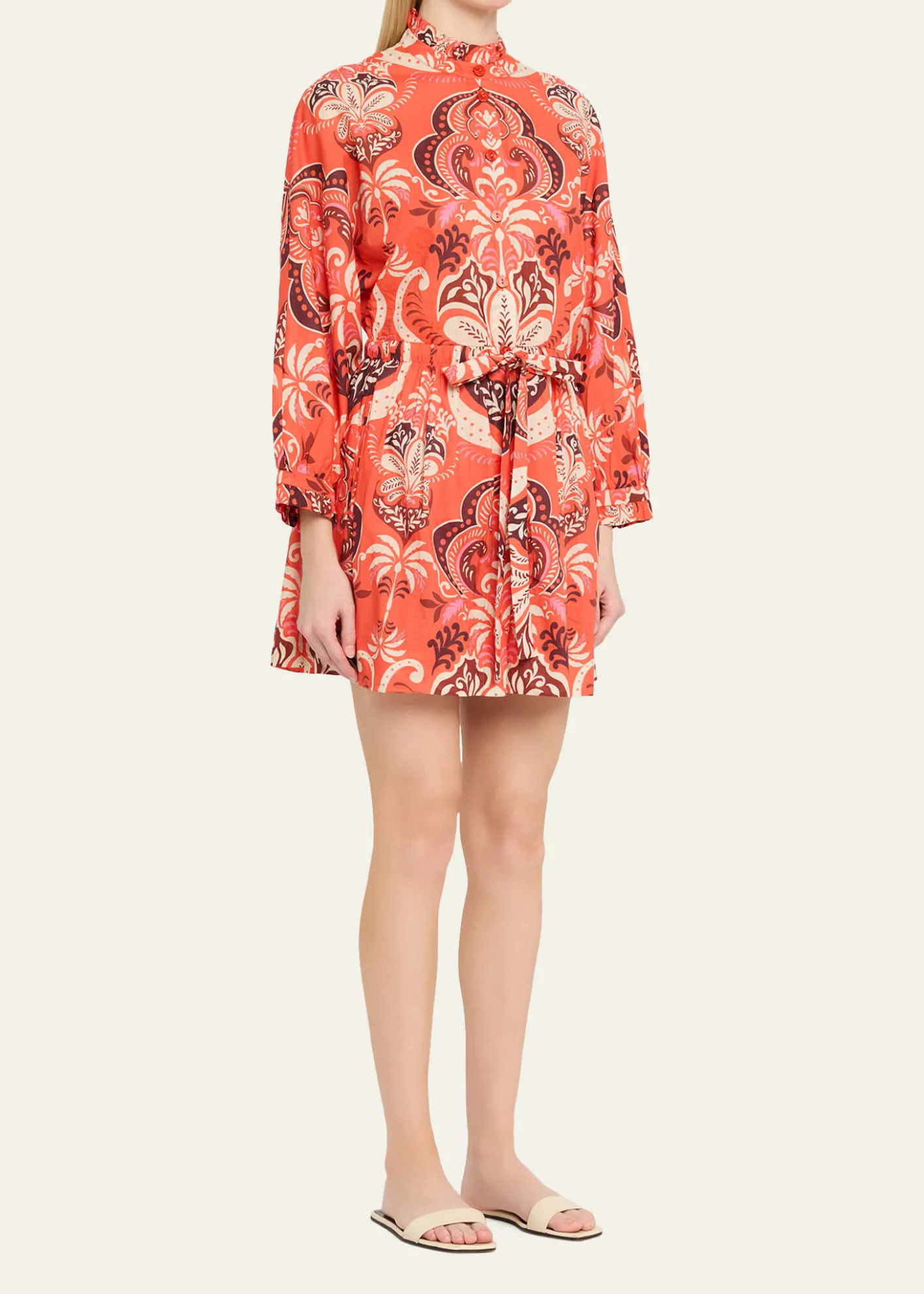 Cara CaraBeatrice Printed Mini Shirtdress