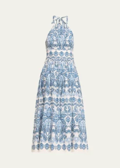 Cara CaraDenise Halter Midi Dress