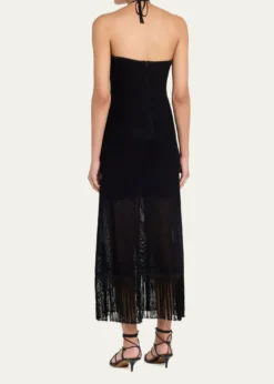 Cara CaraHawthorn Fringe Halter Dress