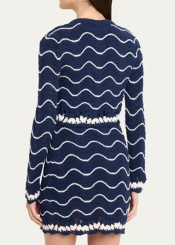 Cara CaraLouise Shrunken Cotton Crochet Cardigan