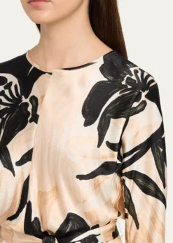 Cara CaraMontgomery Silk Midi Dress