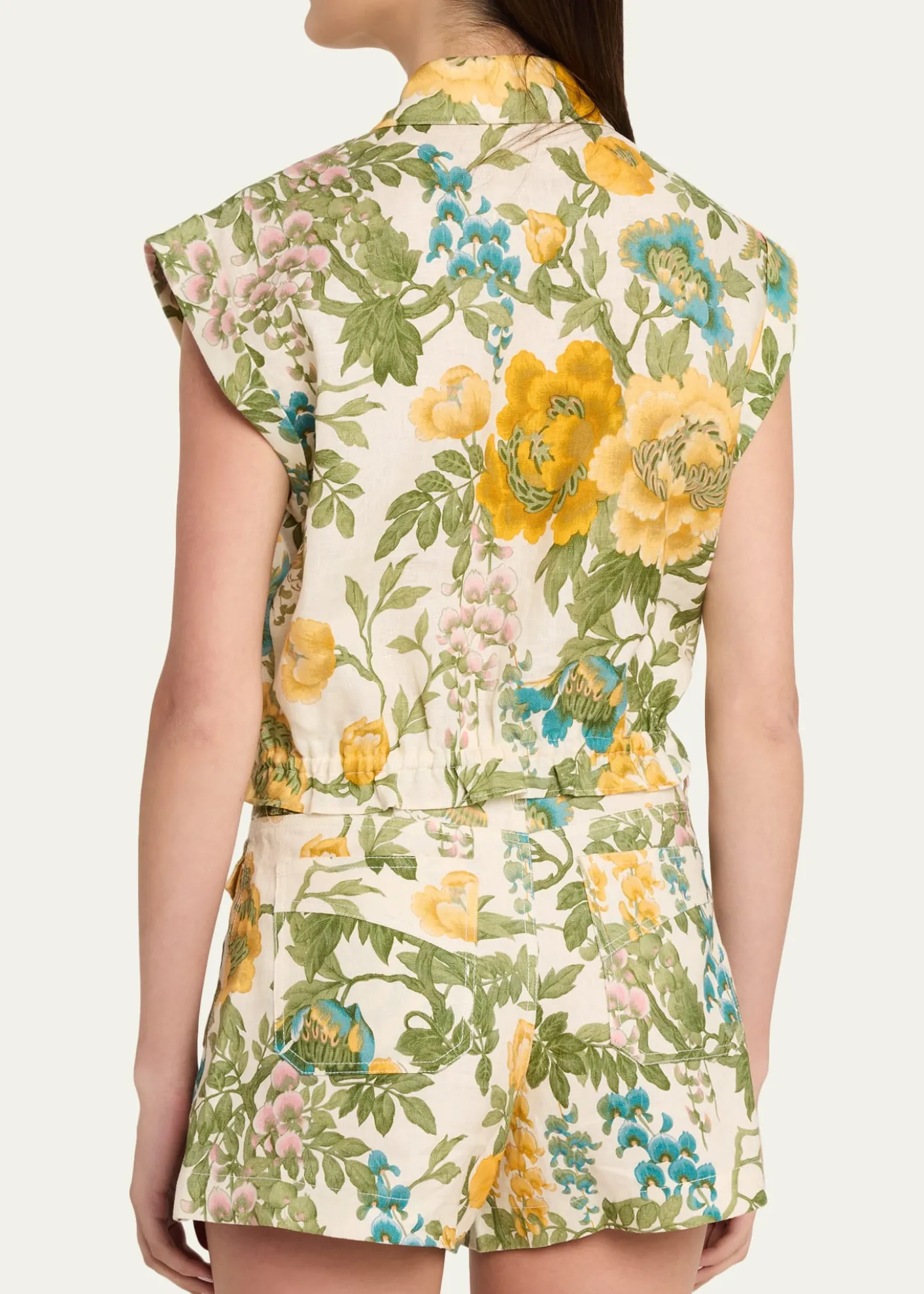 Cara CaraOctavia Floral Linen Top