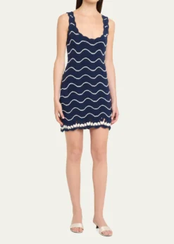 Cara CaraOrel Crochet Mini Dress