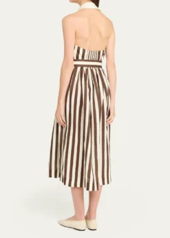 Cara CaraQuentin Belted Halter Midi Dress
