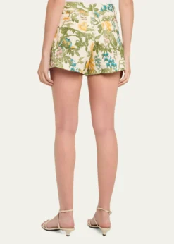 Cara CaraXenia Floral Linen Shorts