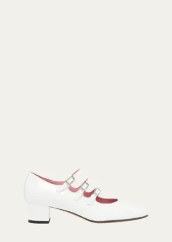 CARELKina Patent Mary Jane Ballerina Pumps
