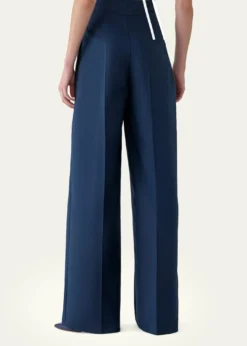 Carolina HerreraAlba Button-Front Wide-Leg Sailor Pants