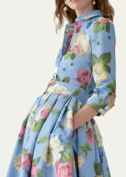 Carolina HerreraAna Floral Button-Down Shirt