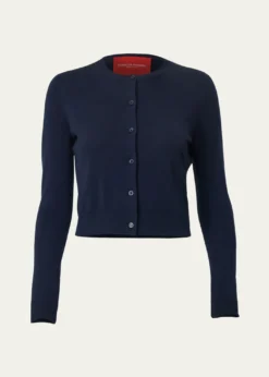 Carolina HerreraCrew-Neck Wool Cardigan