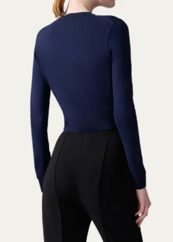 Carolina HerreraCrew-Neck Wool Cardigan