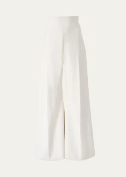 Carolina HerreraDiane High-Rise Wool Wide-Leg Pants
