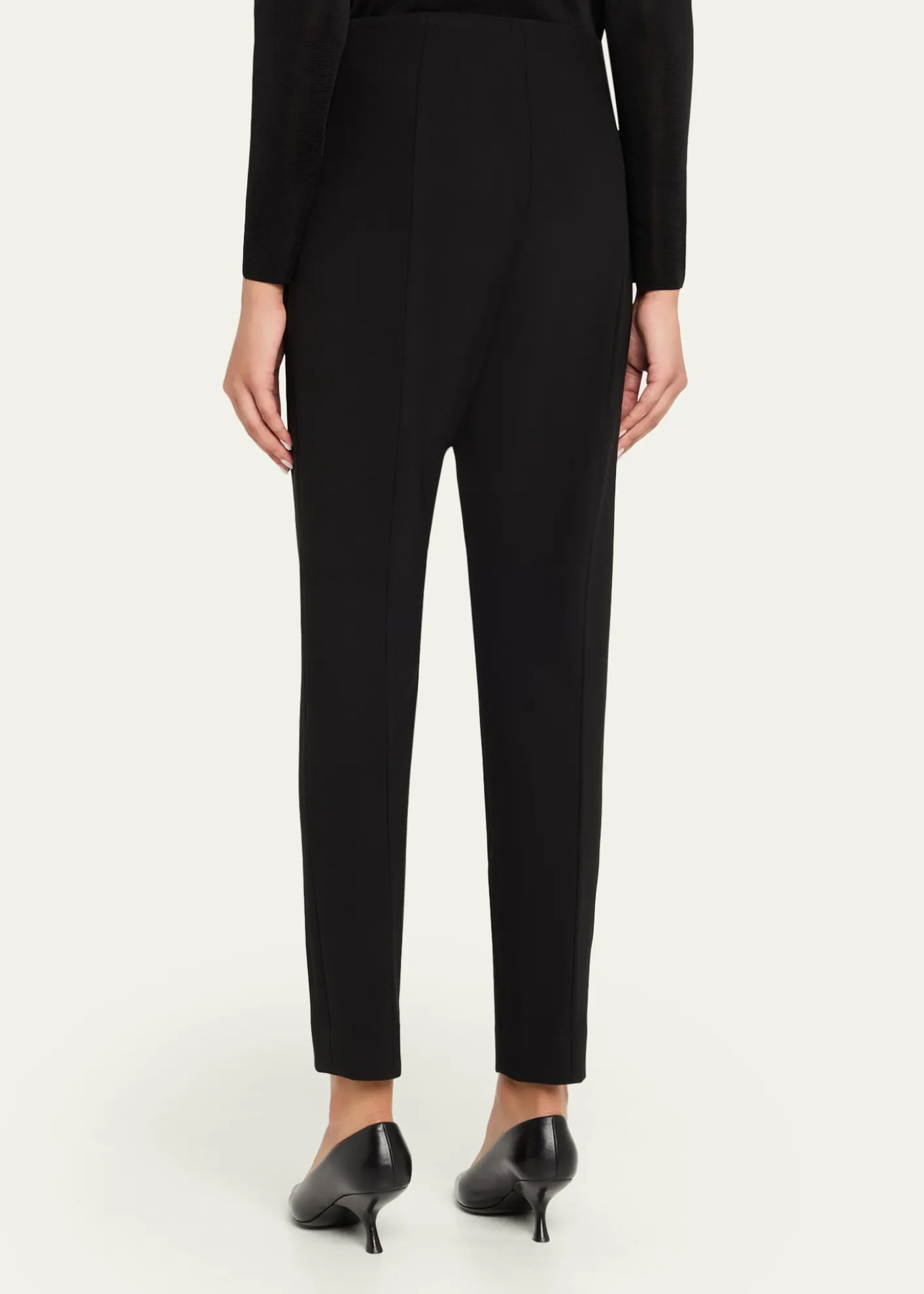 Carolina HerreraEmilie Seamed Skinny-Leg Ankle Pants