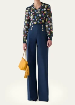 Carolina HerreraIsabella Rose-Print Silk Chiffon Button-Down Shirt