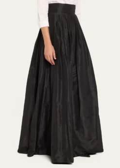 Carolina HerreraPleated Silk Ball Skirt