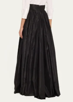 Carolina HerreraPleated Silk Ball Skirt