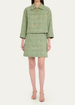 Carolina HerreraTweed Mini Skirt