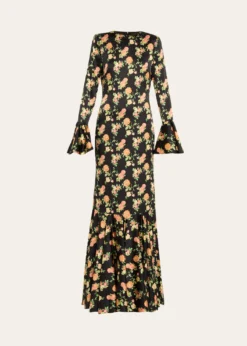 Caroline ConstasAllonia Floral Silk Gown