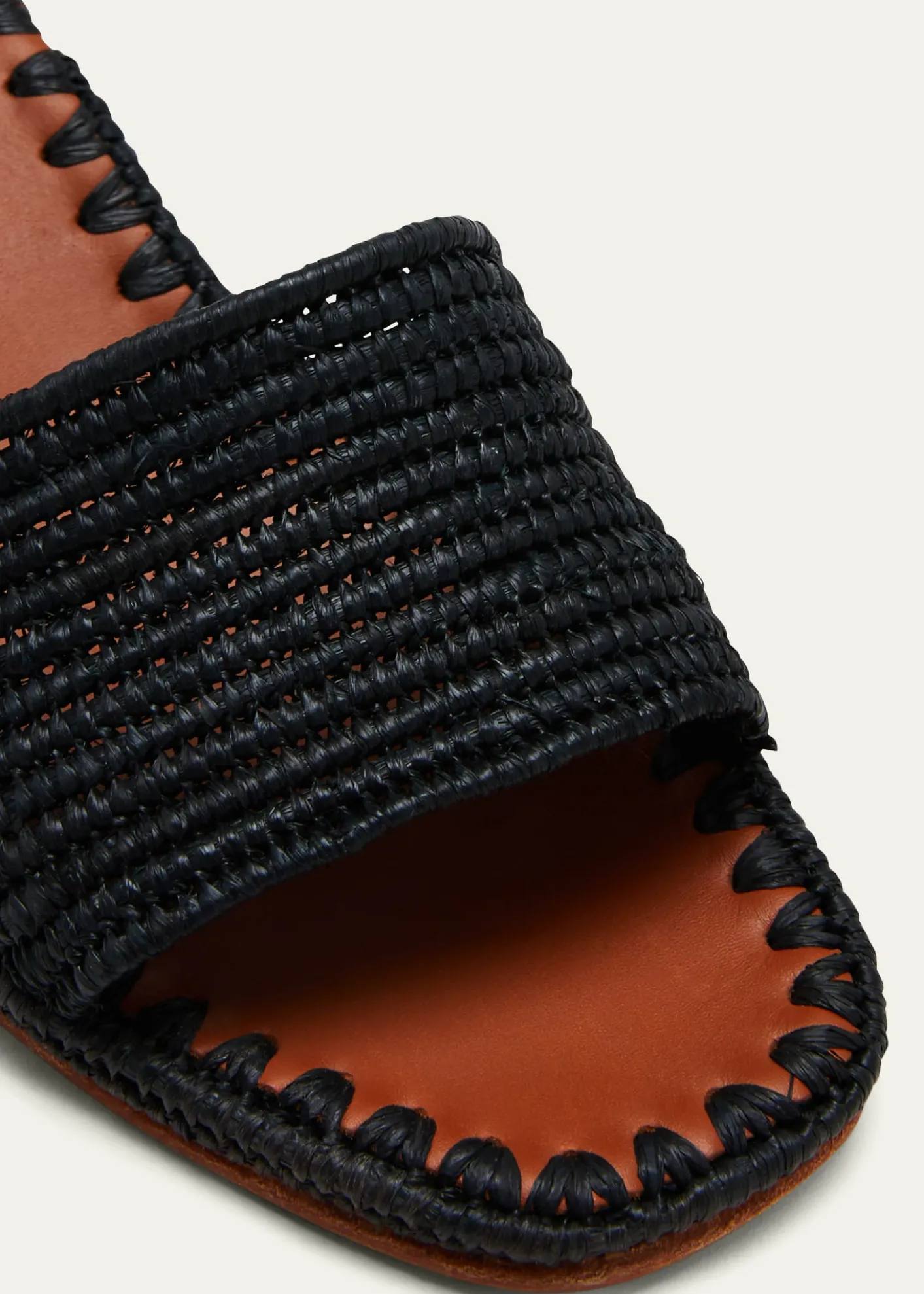 Carrie ForbesBou Woven Slide Sandals