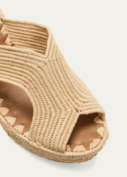 Carrie ForbesLina Cutout Slide Wedge Sandals