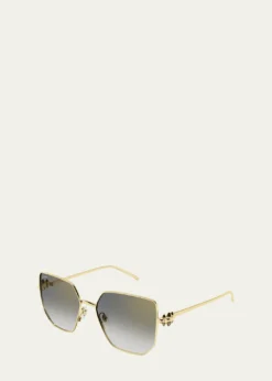 CartierClash de Cartier 56mm Butterfly Sunglasses
