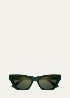 CartierLogo Acetate Cat-Eye Sunglasses