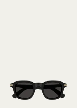 CartierMen's CT0536S Acetate Rectangle Sunglasses