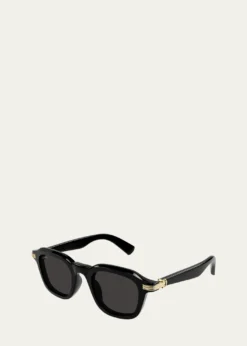 CartierMen's CT0536S Acetate Rectangle Sunglasses