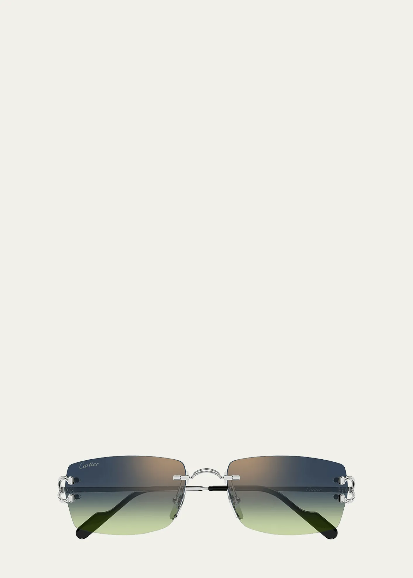 CartierMen's CT0550S-008 Metal Rectangle Sunglasses