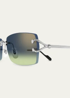 CartierMen's CT0550S-008 Metal Rectangle Sunglasses