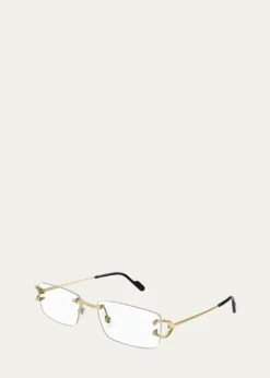CartierMen's Rimless Metal Optical Glasses