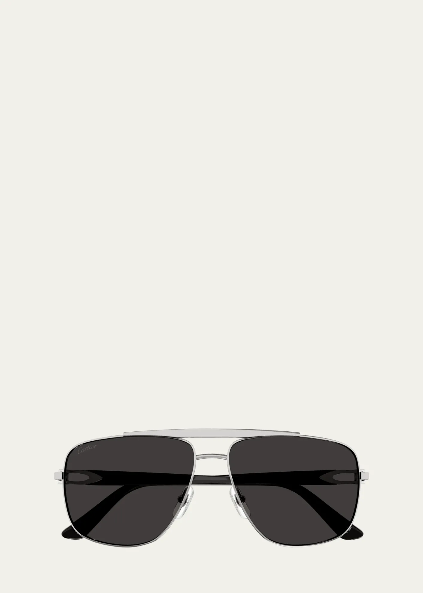 CartierMen's C-Logo Aviator Sunglasses