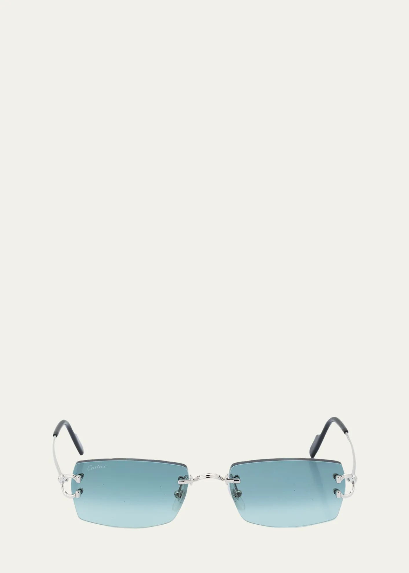 CartierMen's CT0550S Metal Rectangle Sunglasses
