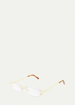 CartierMen's Metal and Nylon Optical Eyeglasses